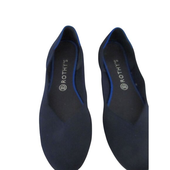 Rothys Maritime Navy Blue Halo Loafer Flats Size 10.5 - Picture 4 of 7